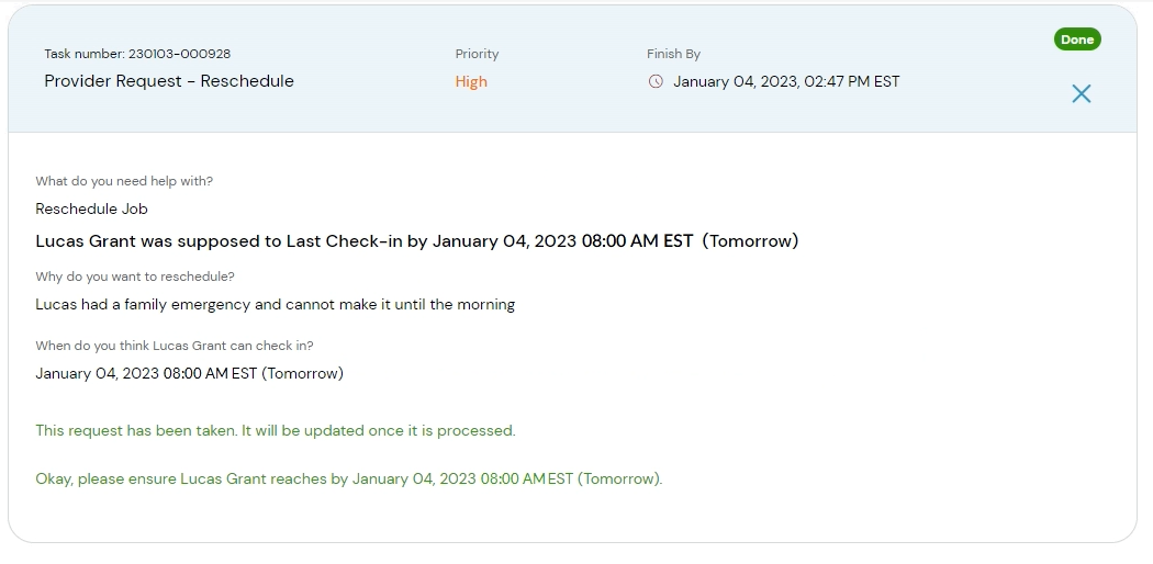 🎥 How to Reschedule a Job DMG External