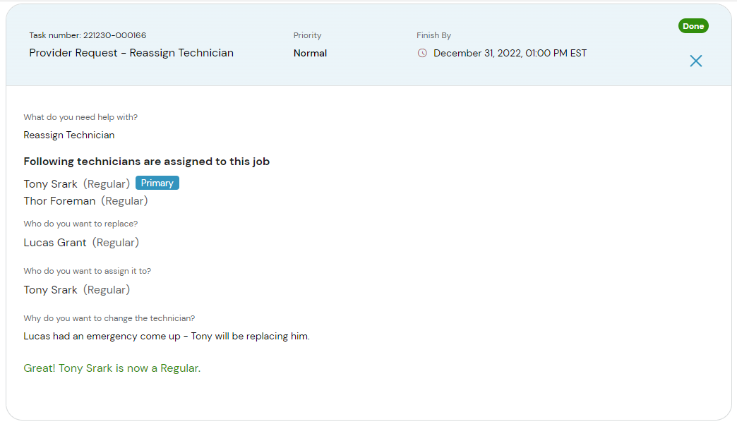 🎥 How to Reassign a Job to a Different Technician – DMG External