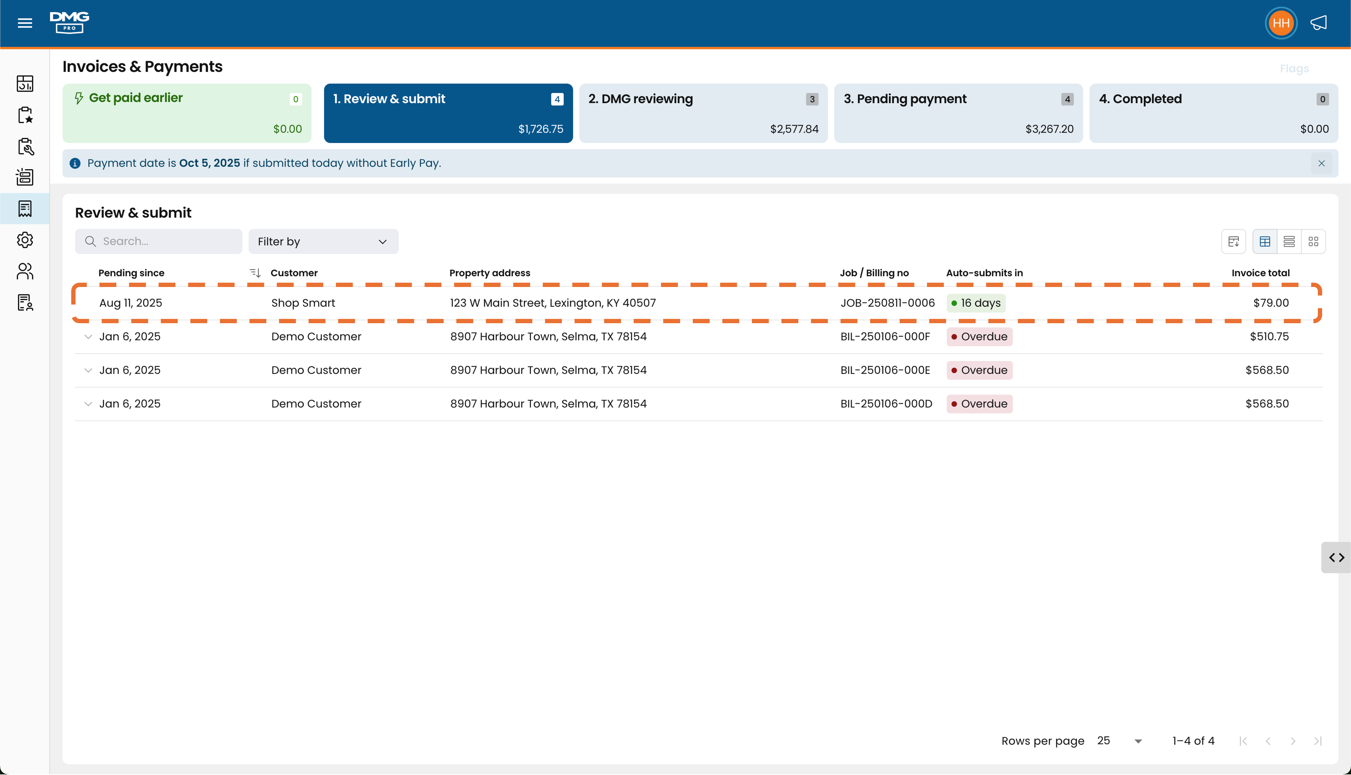 Learn to add invoice items in DMG Pro.